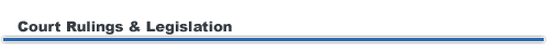court Rulings Legislation